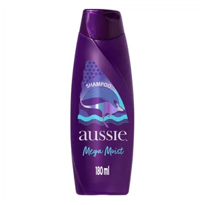 Shampoo Aussie Mega Moist Super Hidratação 180ml