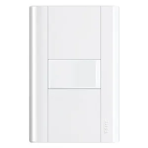 Conjunto montado de interruptor 4x2 simples com placa 10A Modulare Fame
