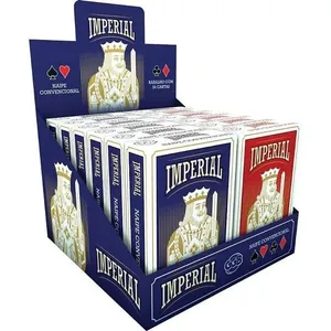 Baralho Imperial Couche 54 Cartas Display com 12 Unidades Papel 290g Verniz Atóxico GGB Plast Baralho Imperial Couche 54 Cartas Display 12 Papel 290g GGB Plast