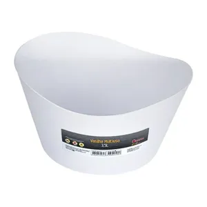 Vasilha Multiuso Premium Plástico Branca 3,5 Litros - Keita