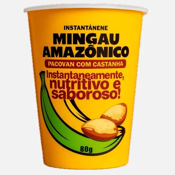 Mingau Amazônico Instantâneo Integral Pacovan Com Castanha 80g