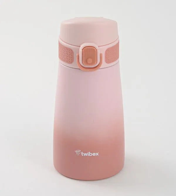 Garrafa Térmica Inox Parede Dupla Direct Drink Rosa 350ml Rosa