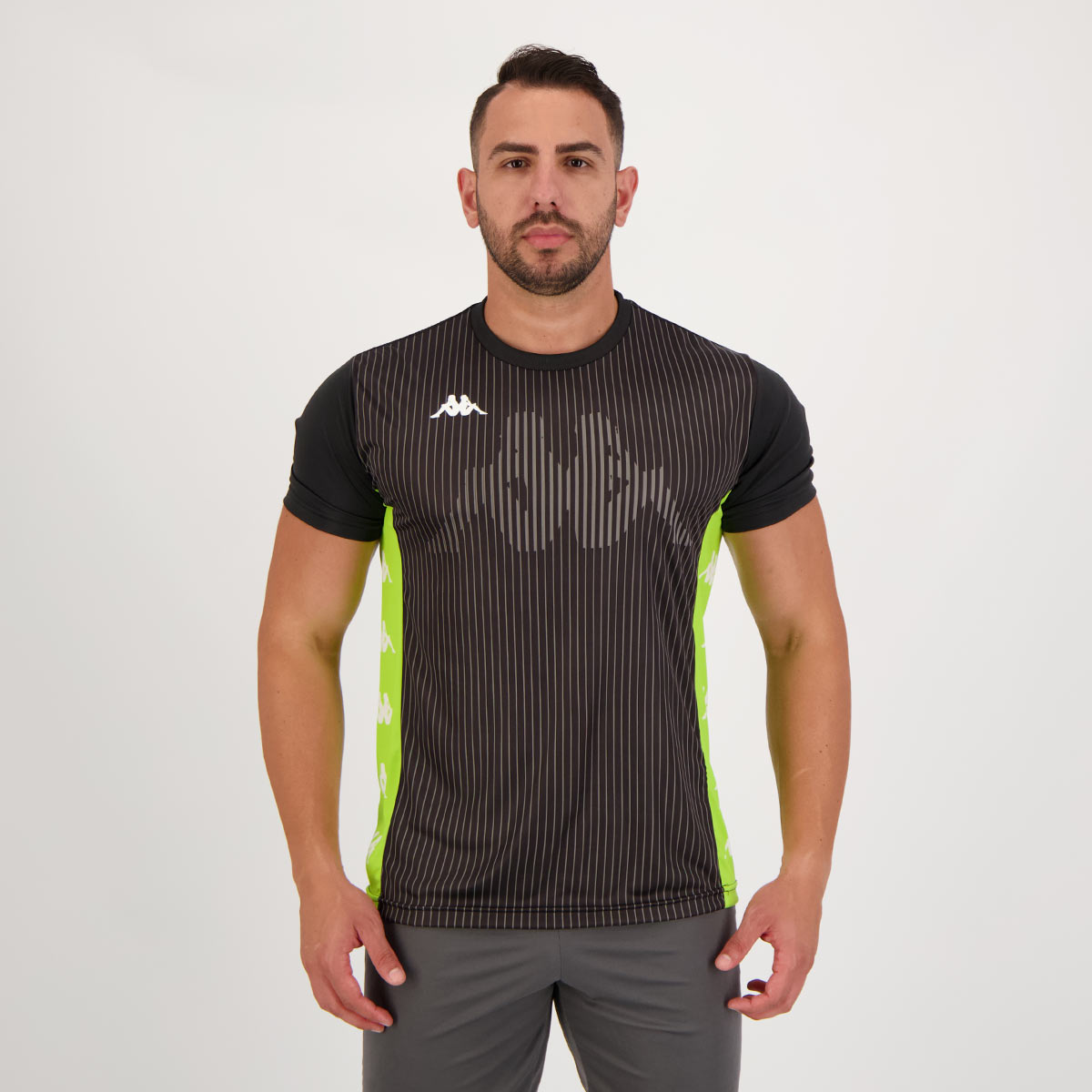 Camisa Kappa Dornan Preta
