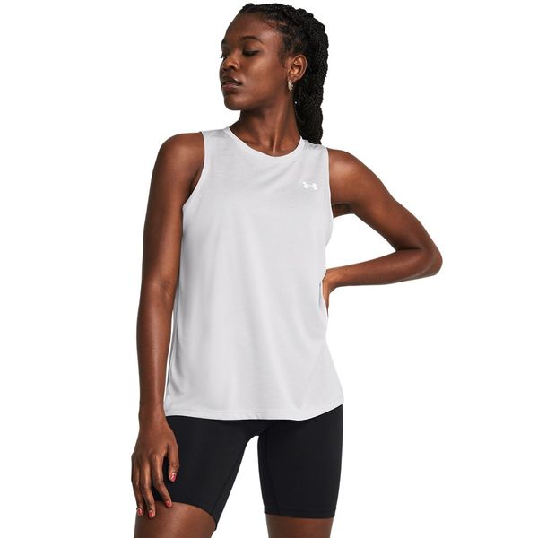 Regata de Treino Under Armour Tank Twist Feminina GG Cinza