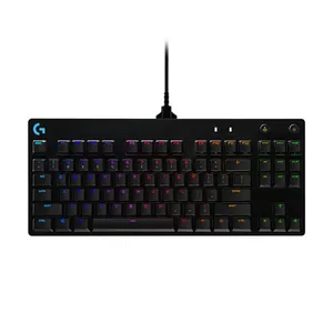 Teclado Mecânico Gamer Logitech G PRO, RGB Lightsync, Preto - 920-009388