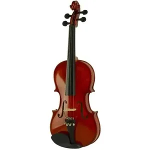 Violino SCV F144 4-4 com Corpo em Madeira de Linden Laminada e Braço em Maple Marrom Scarlett Violino SCV F144 4-4 com Corpo em Linden Laminado e Espelho Ebanizado Marrom Scarlett
