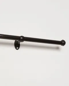 Kit Varão Para Cortina400cm Marrom UN