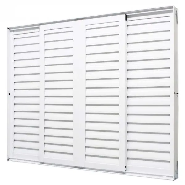 Janela Veneziana Perfecta 6F 200x100 Branca - 1020-156 - JAP