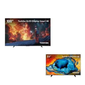 Smart TV QLED 100 4K Toshiba + TV Toshiba 55" 4k - 100Z670RS1KF 100Z670RS1KF