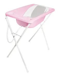 Banheira Com Suporte - Acqua Trio - Rosa - Galzerano