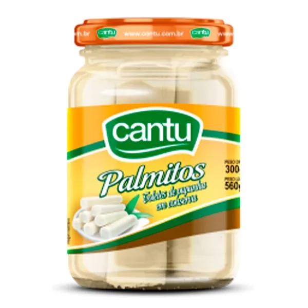 Palmito Cantu Inteiro Pupunha 300g