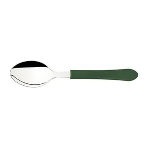Colher De Mesa Tramontina Leme Com Lâmina Em Aço Inox E Cabo De Polipropileno Verde Tramontina