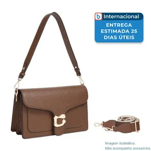 Bolsa Travistar Crossbody Clutch Marrom A-MBI