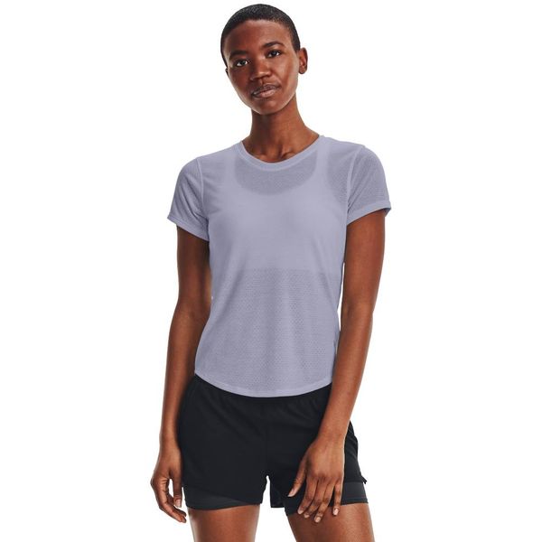 Camiseta de Corrida Feminina Under Armour Streaker Run PP Cinza
