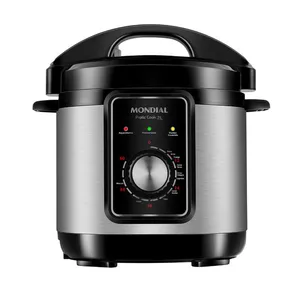Panela de Pressão Elétrica Mondial Pratic Cook 3L Premium I PE-47-3L-I 110V