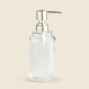 Porta Sabonete Líquido Glass Dourado - Acasa
