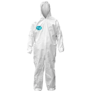 Macacão de Proteção com Capuz e Mangas Longas Branco VIC85111 - Vicsa Macacão de Proteção com Capuz Steelgen M Branco VIC85111 - Vicsa