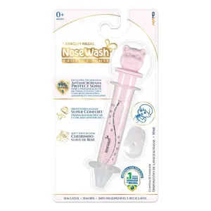Dispositivo para Lavagem Nasal NoseWash Protect Sense Urso Rosa 10ml 1 unidade