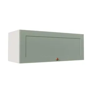 Armário Aéreo Porta Basculante 90cm Arizona CabeCasa MadeiraOriginals Branco/Menta