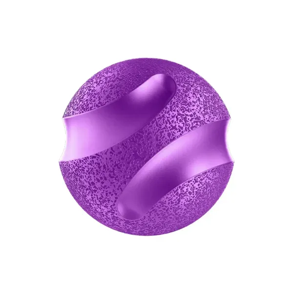 Brinquedo Bola Maciça Slim Ball Stark Pet Roxo 40 mm