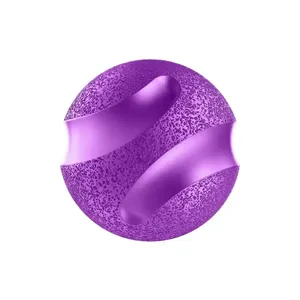Brinquedo Bola Maciça Slim Ball Stark Pet Roxo 40 mm