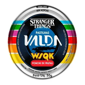 PASTILHA VALDA LATA STRANGER THINGS PONCHE DE FRUTAS 50G