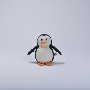 Bichinho Pinguim Quindim Petit Mescla Escuro