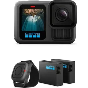 Câmera GoPro Hero13 2 Baterias Controle Remoto À Prova D'Água Preto A-BI