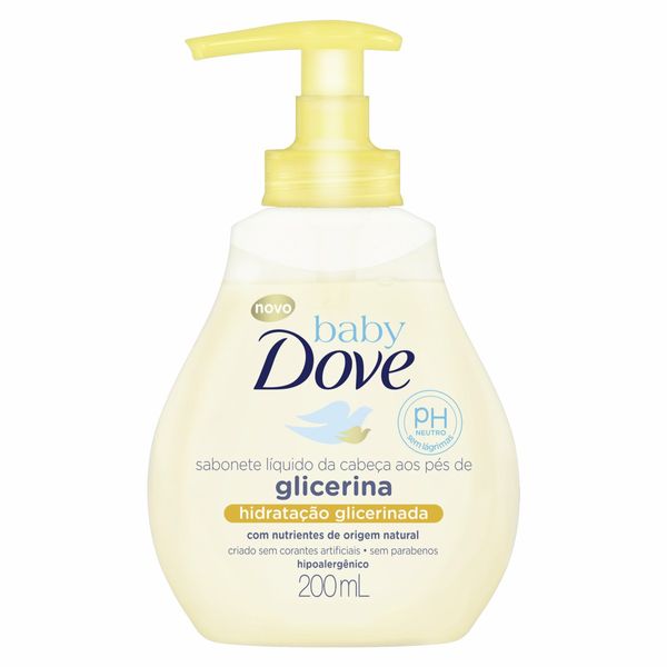 Sabonete Líquido Dove Baby Hidratação Glicerinada 200Ml