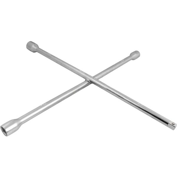 Chave de roda tipo cruz 17mmx19mmx21mm encaixe 1/2" para soquete - VONDER