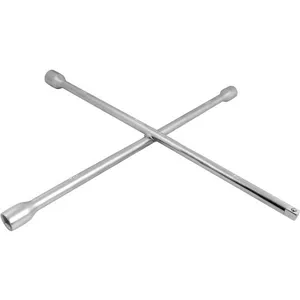Chave de roda tipo cruz 17mmx19mmx21mm encaixe 1/2" para soquete - VONDER
