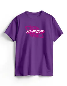 Camiseta Algodão Roxa K-Pop Planet 8 / Roxo