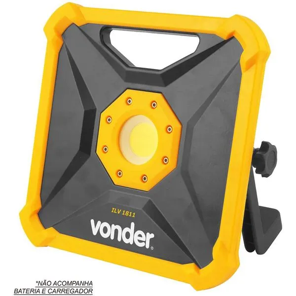 Lanterna LED Bateria 18V ILV1811 Alumínio sem Bateria/Carregador - VONDER