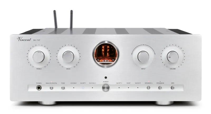 Amplificador Integrado Hibrido Vincent SV-737 Silver