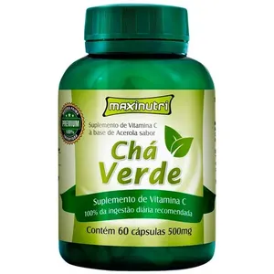 Suplemento Acerola Com Chá Verde Maxinutri 500mg 60 Cápsulas