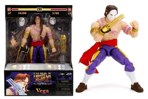 Vega - Ultra Street Fighter II - Boneco Articulado - Jada