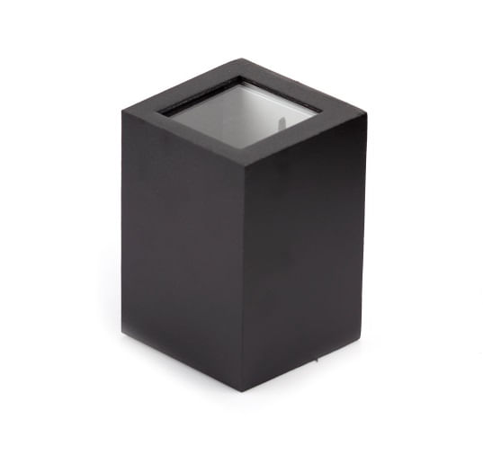 Arandela Frankfurt 125mm AL 2 Fachos G 1xG9 Preto Fosco Blumenau Iluminação