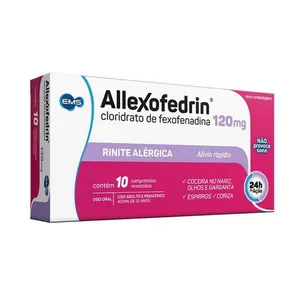 Allexofedrin Fexofenadina 120mg 10 Comprimidos ALLEXOFEDRIN 120MG 1
