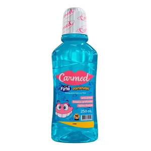 Enxaguante Bucal Carmed Fini Dentaduras Zero Álcool 250ml