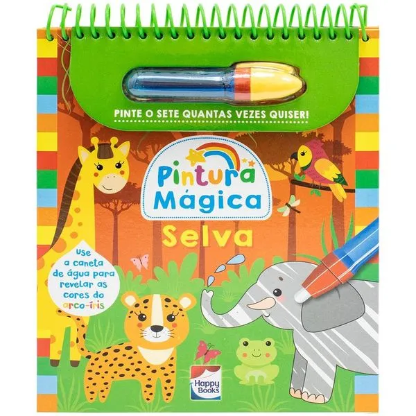 Livro - Pintura Mágica - Selva
