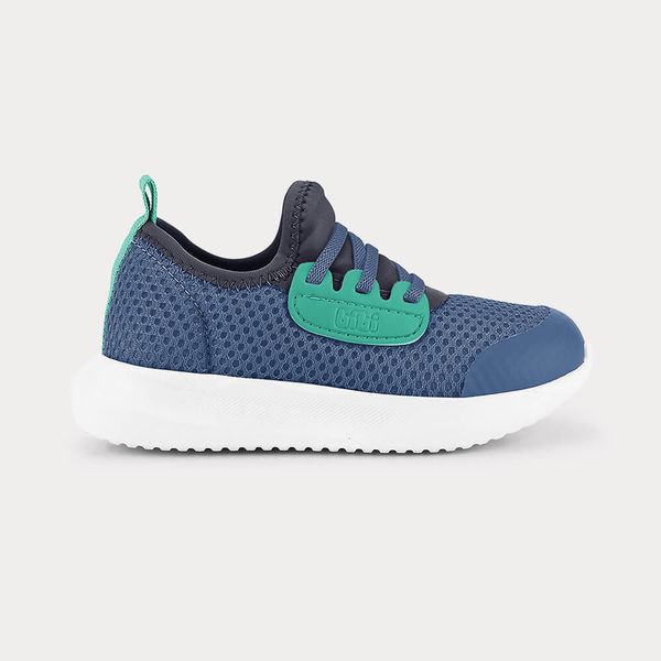 Tênis Infantil Bibi Flash Azul com Branco 18
