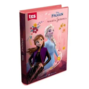 Maleta Tris Artística Frozen 24 Peças MALETA TRIS ARTISTICA FROZEN 24PCS