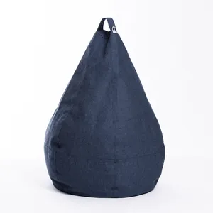 Puff Beanbag Mini Jeans Escuro