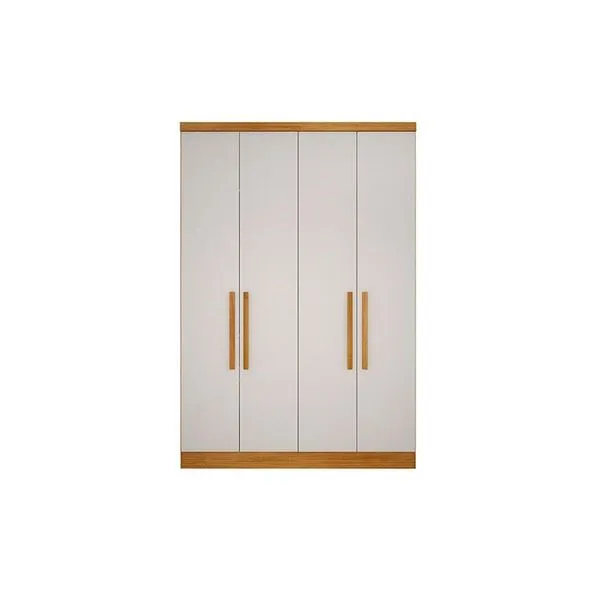 Modulado de Quarto Guarda Roupa c/ 4 Portas e 3 Gavetas Rizon/Linea Cumaru/Fendi 25 - Novo Horizonte
