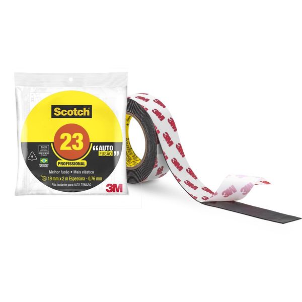 Fita de Autofusão 19mmx2m 23 preta 3M™ Scotch™