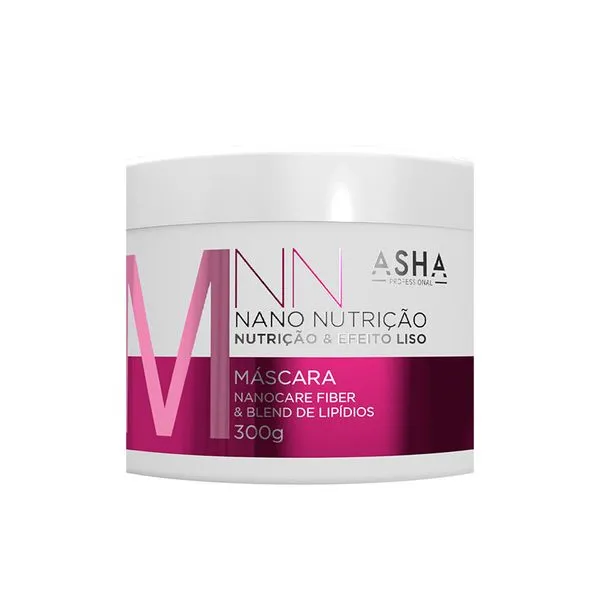 Máscara Capilar Asha Nano Nutrição e Efeito Liso 300g