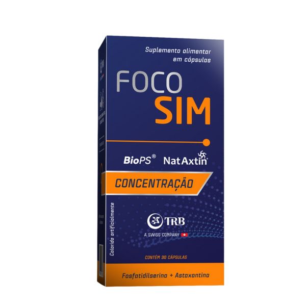 Suplemento Alimentar Focosim 30 Cápsulas