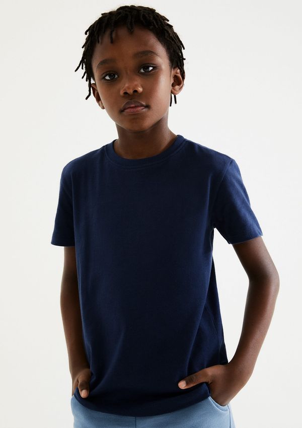Camiseta Infantil Menino Comfort Super Cotton - Azul 014
