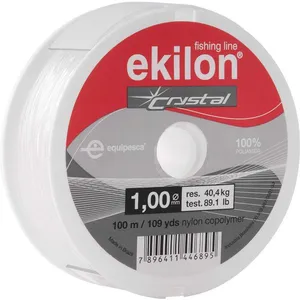 Linha Nylon 1,00mmx100m Branca para Pesca - Ekilon