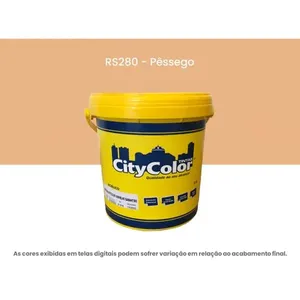 Tinta Acrílica Citycolor Econômica Fosco Pêssego 3,6 Litros 064RS280 (MP)